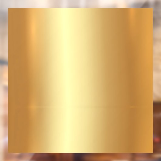 Upload uw logo QR-code tekst gouden blanco sjabloo Raamsticker (Vel 2)