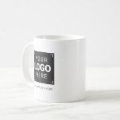 Upload uw merklogo koffiemok (Voorkant links)