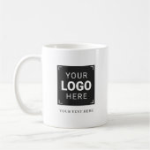 Upload uw merklogo koffiemok (Links)