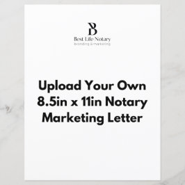 Upload uw notaris marketingbrief blanco Sjabloon