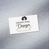 Upload uw ontwerp branding  magnetisch visitekaartje (Voorbeeld)