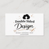 Upload uw ontwerp branding visitekaartje (Achterkant)
