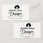 Upload uw ontwerp branding visitekaartje (Voorkant / Achterkant)