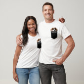 Upload uw persoonlijke naam Aangepaste Cocker Span T-shirt (Unisex)