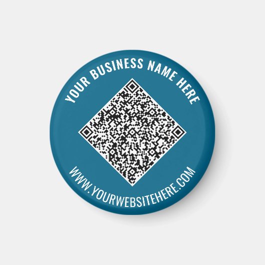 Upload uw QR-code Promotionele Magneet Aangepaste  (Voorkant)