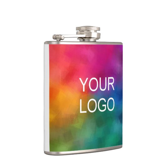 Upload Uw Sjabloon Bedrijfs van de Logo hier Heupfles (Rechts)