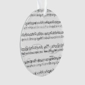 Upload uw songtekst Personal Song Christmas Ornament (voorkant)