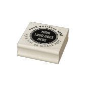 Upload uw zakelijke Logo en bedrijfslogan Rubberstempel (Stempel)