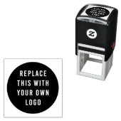 Upload uw zakelijke Logo-Sjabloon Zelfinktende Stempel (In situ)