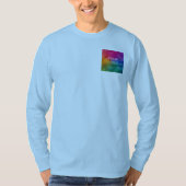 Upload voeg de Sjabloon van de Logo van het Afbeel T-shirt (Voorkant)