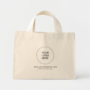 Upload Voeg hier de Logo Website van Bedrijf toe Mini Tote Bag