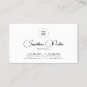 Upload Voeg hier Logo van het eigen bedrijf toe Visitekaartje (Achterkant)