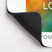 Upload Voeg uw Fototekst toe Afbeelding Bedrijfs v Muismat (Hoek)