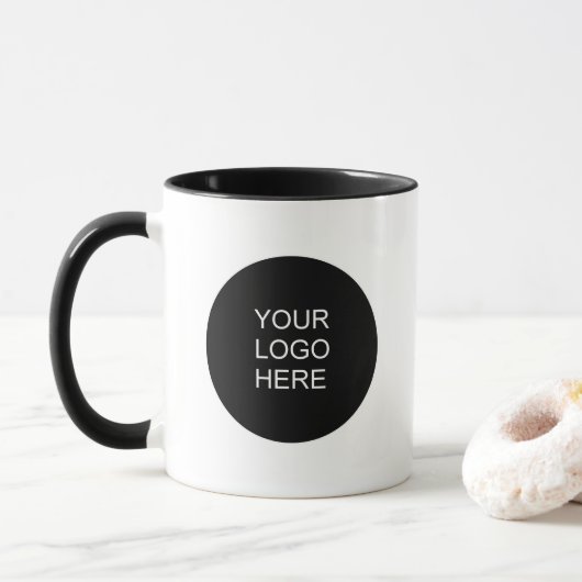 Upload Your Business Logo Modern Template Combo Mok (Met donut)