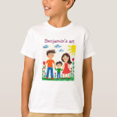 Upload your Child's Artwork to this Shirt (Voorkant)