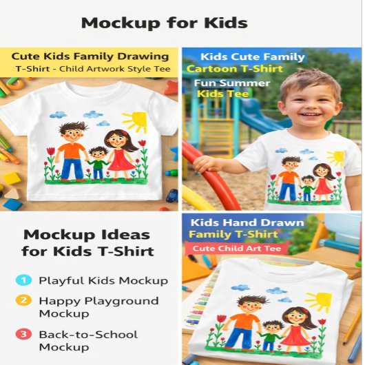 Upload your Child's Artwork to this Shirt