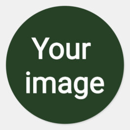 Upload Your Custom Image – Personalized Graphic Ronde Sticker