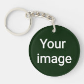 Upload Your Custom Image – Personalized Graphic Sleutelhanger (Voorkant)