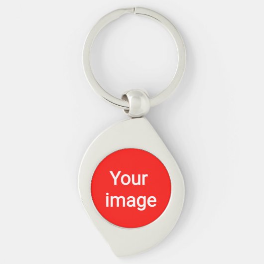 Upload Your Custom Image – Personalized Graphic Sleutelhanger (Voorkant)