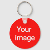 Upload Your Custom Image – Personalized Graphic Sleutelhanger (Voorkant)