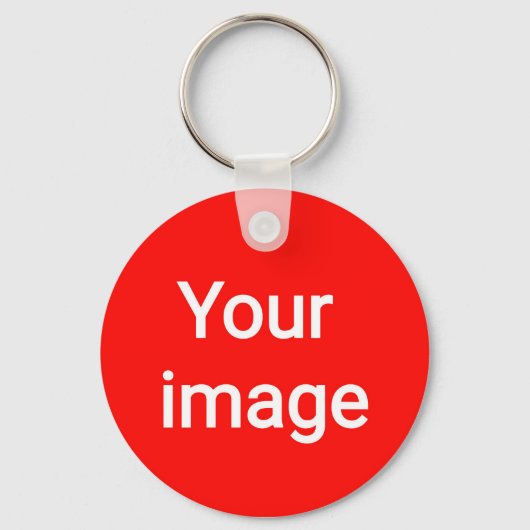 Upload Your Custom Image – Personalized Graphic Sleutelhanger (Voorkant)