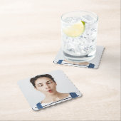 Upload Your Funny Face Photo Selfie Kartonnen Onderzetters (Insitu)