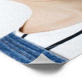 Upload Your Funny Face Photo Selfie Poster (Hoek)