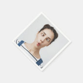 Upload Your Funny Face Photo Selfie Servet (Hoek)