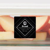 Upload Your Logo & Customizable Text Design Labels (Aangebracht)