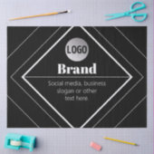 Upload Your Logo & Customizable Text Design Tissuepapier (Craft)