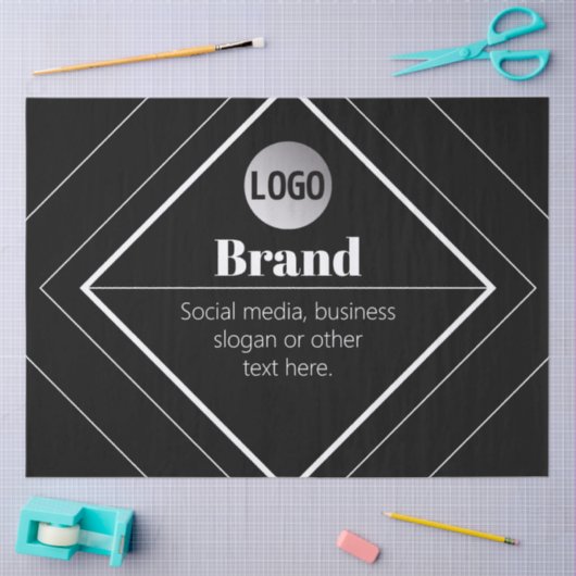 Upload Your Logo & Customizable Text Design Tissuepapier (Craft)
