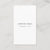 Upload Your Logo Modern Elegant Template QR Code Visitekaartje (Voorkant)