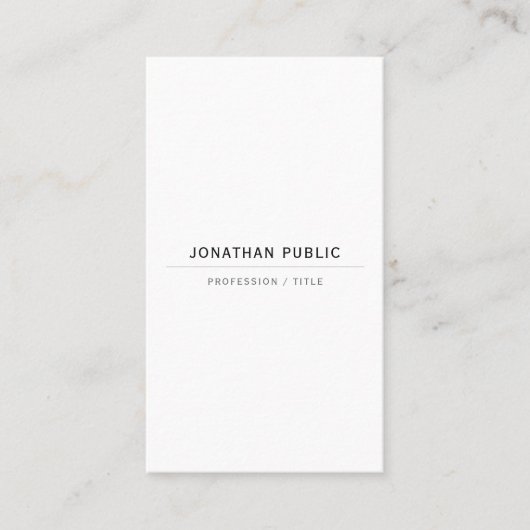 Upload Your Logo Modern Elegant Template QR Code Visitekaartje (Voorkant)