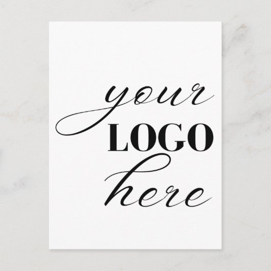 Upload Your Own Design Custom Text QR Code Briefkaart (Voorkant)