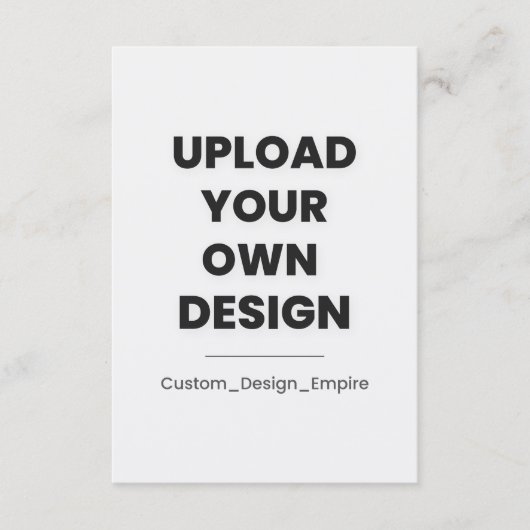 Upload Your Own Design Here | Custom RSVP Kaartje (Voorkant)