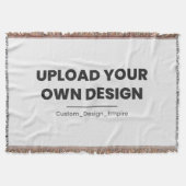 Upload Your Own Design Here | Custom Template Deken (Voorkant)
