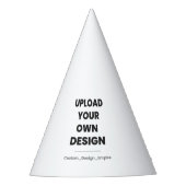 Upload Your Own Design Here | Custom Template Feesthoedjes (Voorkant)