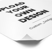 Upload Your Own Design Here | Custom Template Foto Afdruk (Hoek)