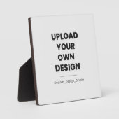 Upload Your Own Design Here | Custom Template Fotoplaat (Voorkant)
