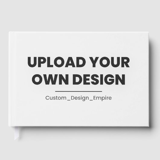 Upload Your Own Design Here | Custom Template Gastenboek (Voorkant)