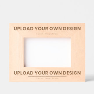 Upload Your Own Design Here | Custom Template Gegraveerde Lijstjes