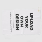 Upload Your Own Design Here | Custom Template Golfhanddoek (Horizontaal)