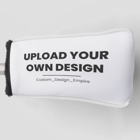 Upload Your Own Design Here | Custom Template Golfheadcover (Voorkant)