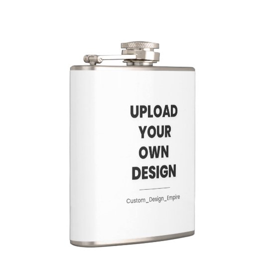Upload Your Own Design Here | Custom Template Heupfles (Rechts)