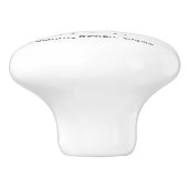 Upload Your Own Design Here | Custom Template Keramische Knop (Zijkant)