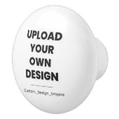 Upload Your Own Design Here | Custom Template Keramische Knop (Rechts)