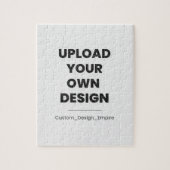 Upload Your Own Design Here | Custom Template Legpuzzel (Verticaal)