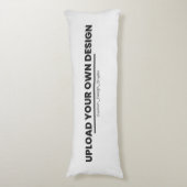 Upload Your Own Design Here | Custom Template Lichaamskussen (Voorkant Verticaal)