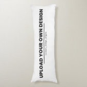Upload Your Own Design Here | Custom Template Lichaamskussen (Voorkant Verticaal)