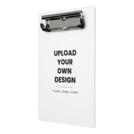 Upload Your Own Design Here | Custom Template Mini Klembord (Angled2)